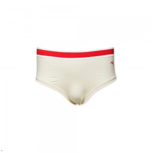 Tracksmith Brighton Briefs Ivory USA | CZH-701658