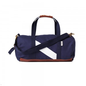 Tracksmith Club Duffel Navy USA | HOJ-756930