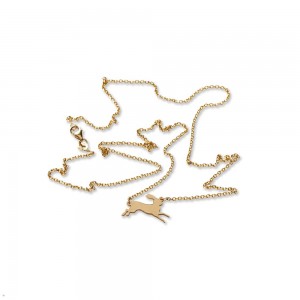 Tracksmith Eliot Chain Gold USA | TGB-869430