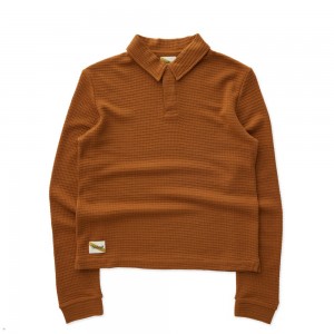 Tracksmith Fells Rugby Caramel USA | KZV-215480