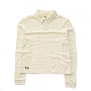 Tracksmith Fells Rugby Ivory USA | AGH-978643