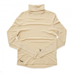 Tracksmith Fells Turtleneck Dune USA | BKU-576849