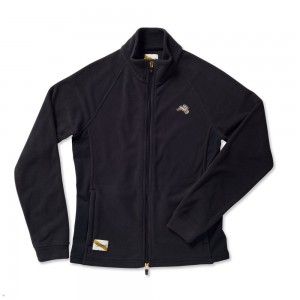 Tracksmith Franklin Fleece Black USA | UXB-178063