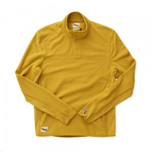 Tracksmith Franklin Quarter Snap Gold USA | ZYE-890516