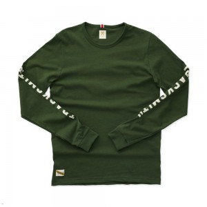 Tracksmith Grayboy Long Sleeve Forest USA | OXB-280615