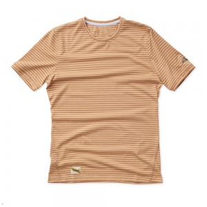 Tracksmith Horizon Cork/Melon Stripe USA | WOG-546927