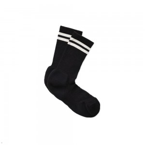 Tracksmith Merino Tube Black/Ivory USA | EXQ-915608