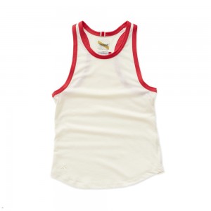 Tracksmith Run Cannonball Run Ivory/Red USA | ZBK-208465