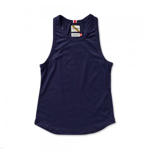 Tracksmith Run Cannonball Run Navy USA | HOG-830197