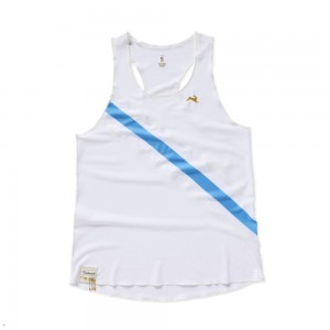 Tracksmith Strata 2023 White/Ocean USA | IZU-184073