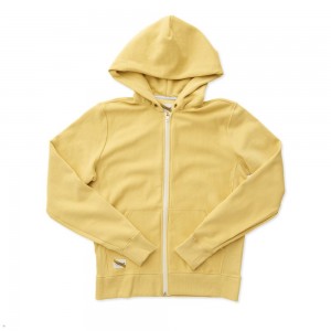 Tracksmith Trackhouse Zip Honey USA | YKE-235809