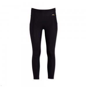 Tracksmith Turnover Crop Black USA | ZGF-917204