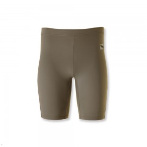 Tracksmith Turnover Half Khaki USA | SKO-573401