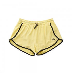 Tracksmith Van Cortlandt Pale Yellow/Black USA | LUW-483679