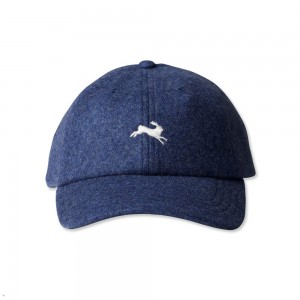 Tracksmith Wool Blue USA | CJA-952374