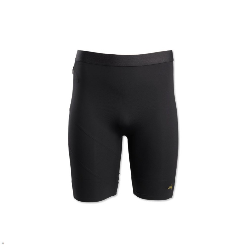 Tracksmith Allston Half Black USA | DTZ-649218