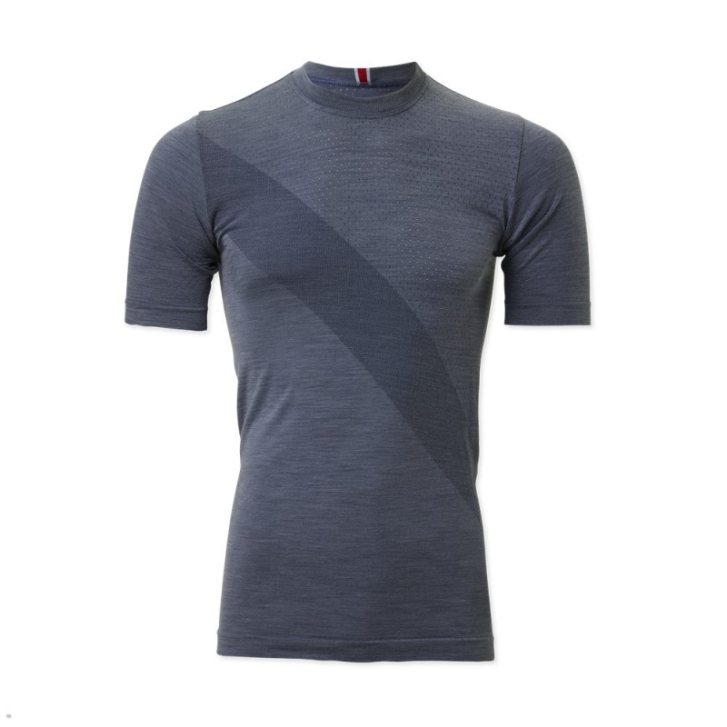 Tracksmith Brighton Base Layer Stone Gray USA | JOW-613274