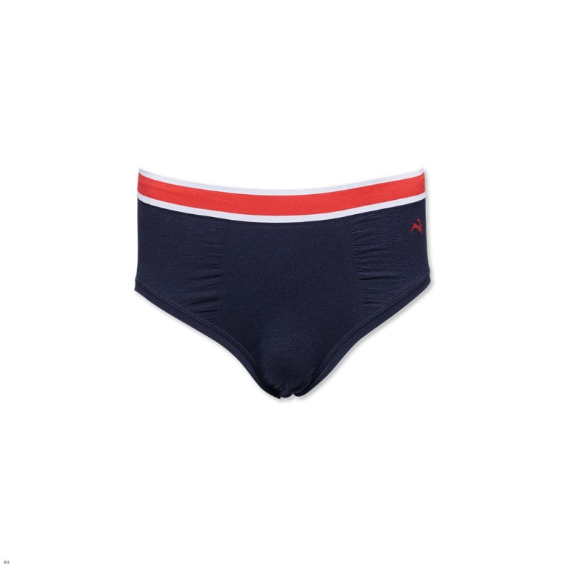 Tracksmith Brighton Briefs Navy USA | DAF-837625