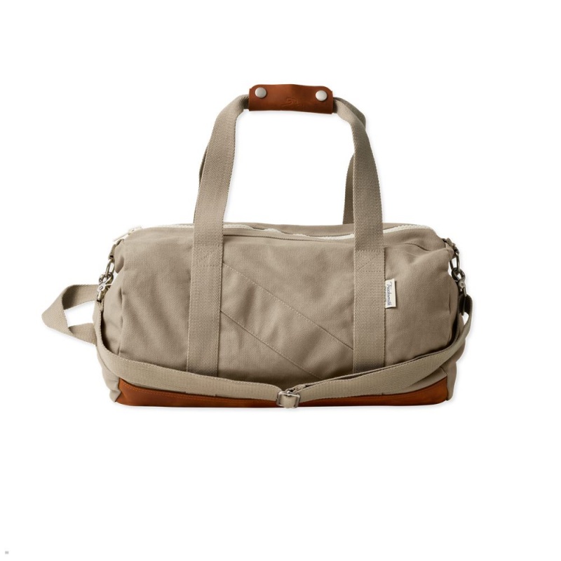 Tracksmith Club Duffel Beige USA | FSU-264903