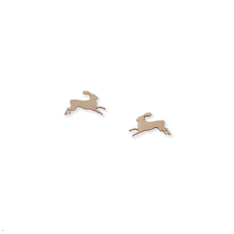 Tracksmith Eliot Earrings Gold USA | OLM-358149