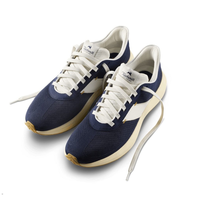 Tracksmith Eliot Runner Navy/White USA | YKU-170356