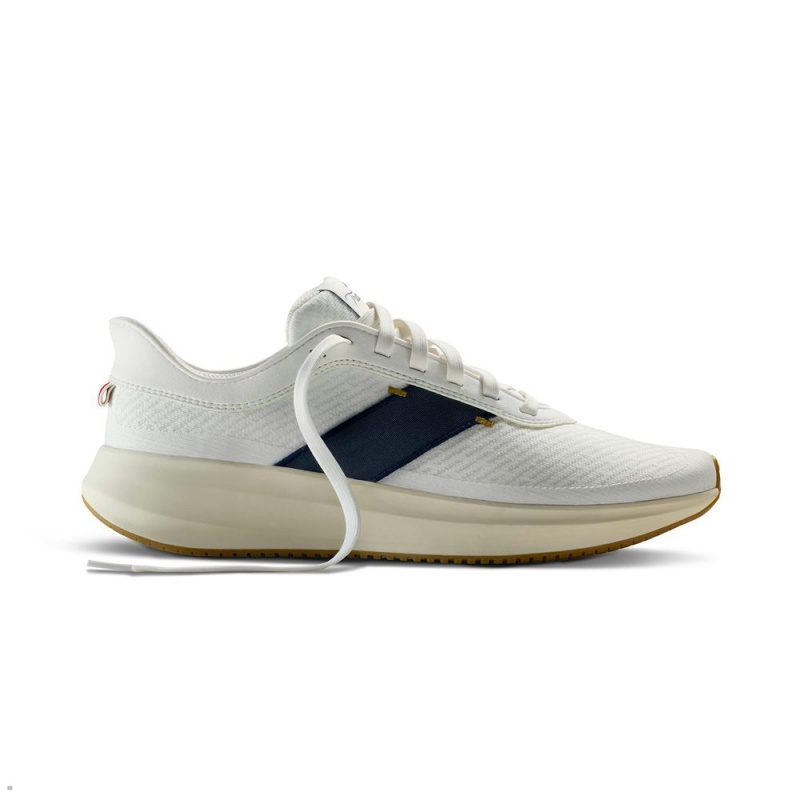 Tracksmith Eliot Runner White/Navy USA | RPN-326794