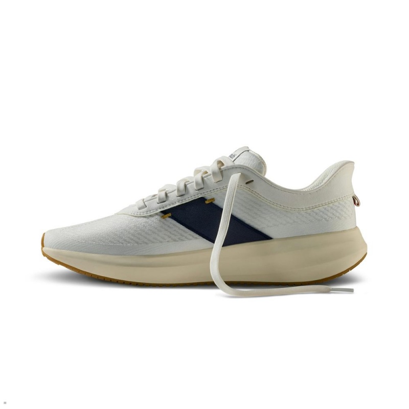 Tracksmith Eliot Runner White/Navy USA | RPN-326794