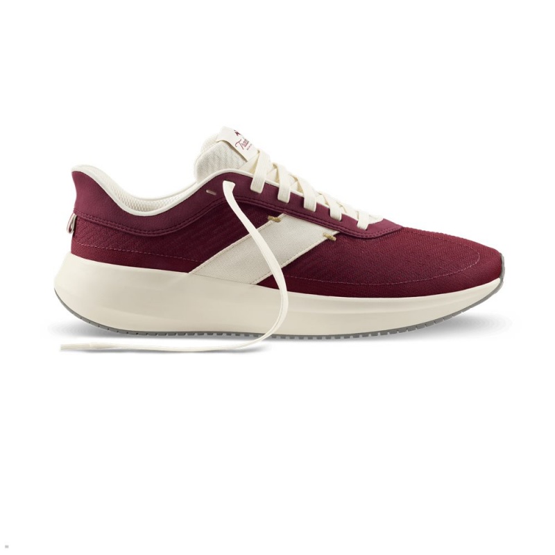 Tracksmith Eliot Runner Wine/Ivory USA | DJV-624790