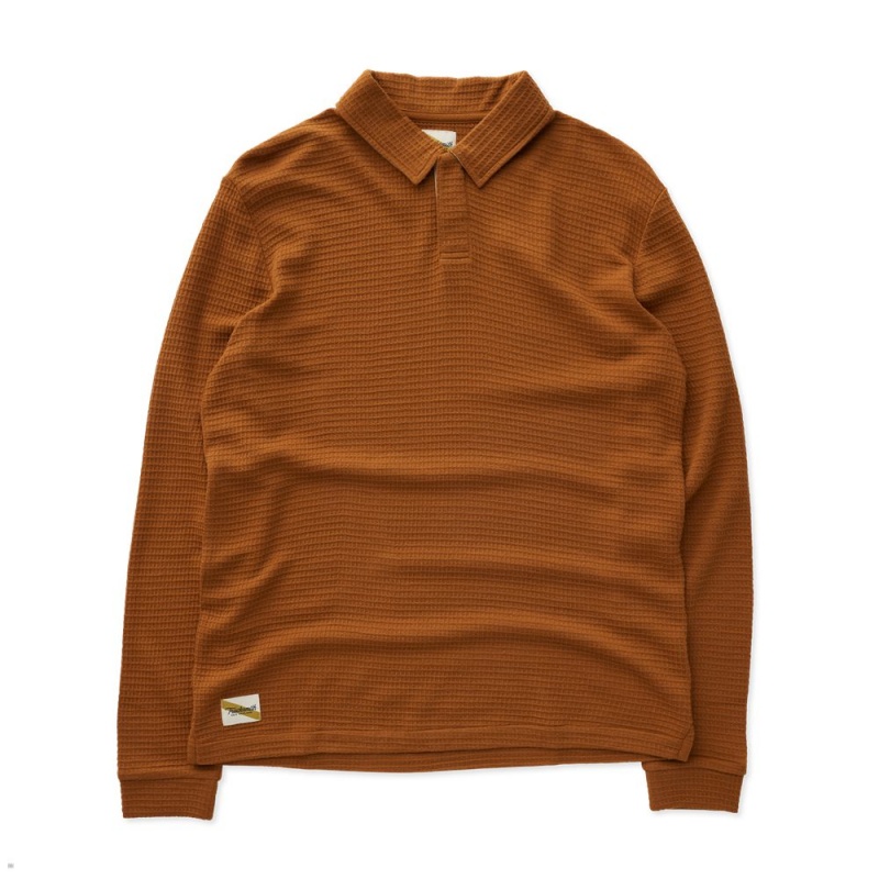 Tracksmith Fells Rugby Caramel USA | FSL-518407