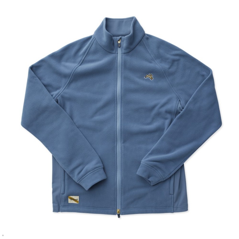 Tracksmith Franklin Fleece Lagoon USA | GOF-139256