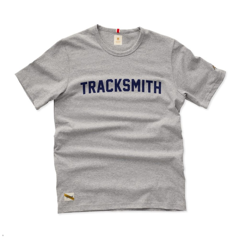 Tracksmith Grayboy Gray/Navy USA | KDG-485160