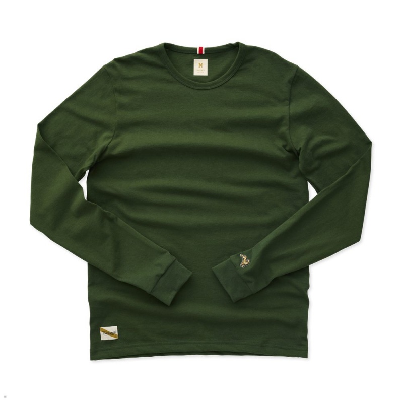 Tracksmith Grayboy Long Sleeve Forest USA | AGX-286493