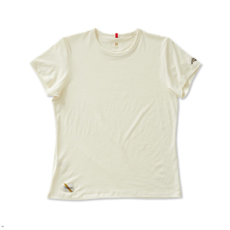 Tracksmith Harrier Ivory USA | FKR-719386