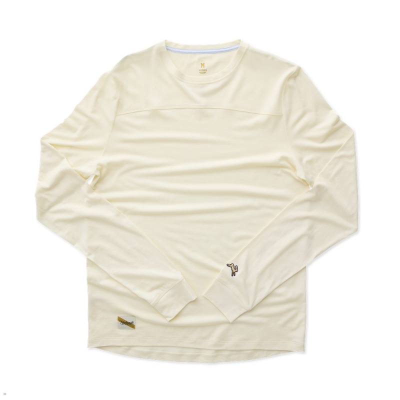 Tracksmith Harrier Long Sleeve Birch USA | PTI-874293