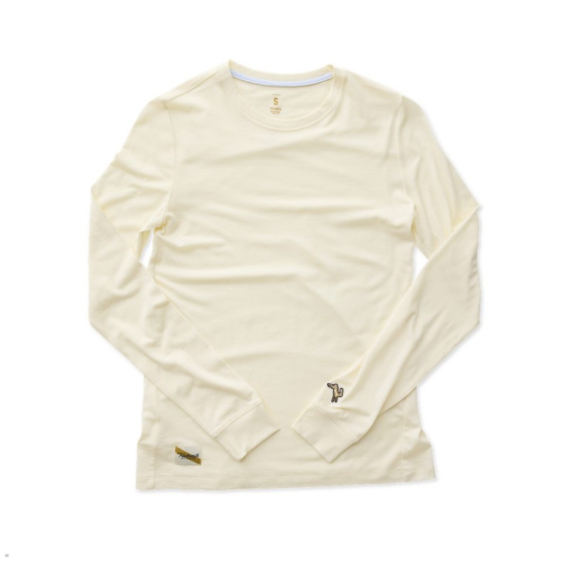 Tracksmith Harrier Long Sleeve Birch USA | YQI-581269