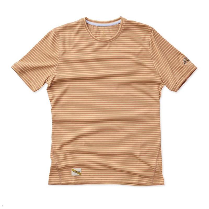 Tracksmith Horizon Cork/Melon Stripe USA | WOG-546927