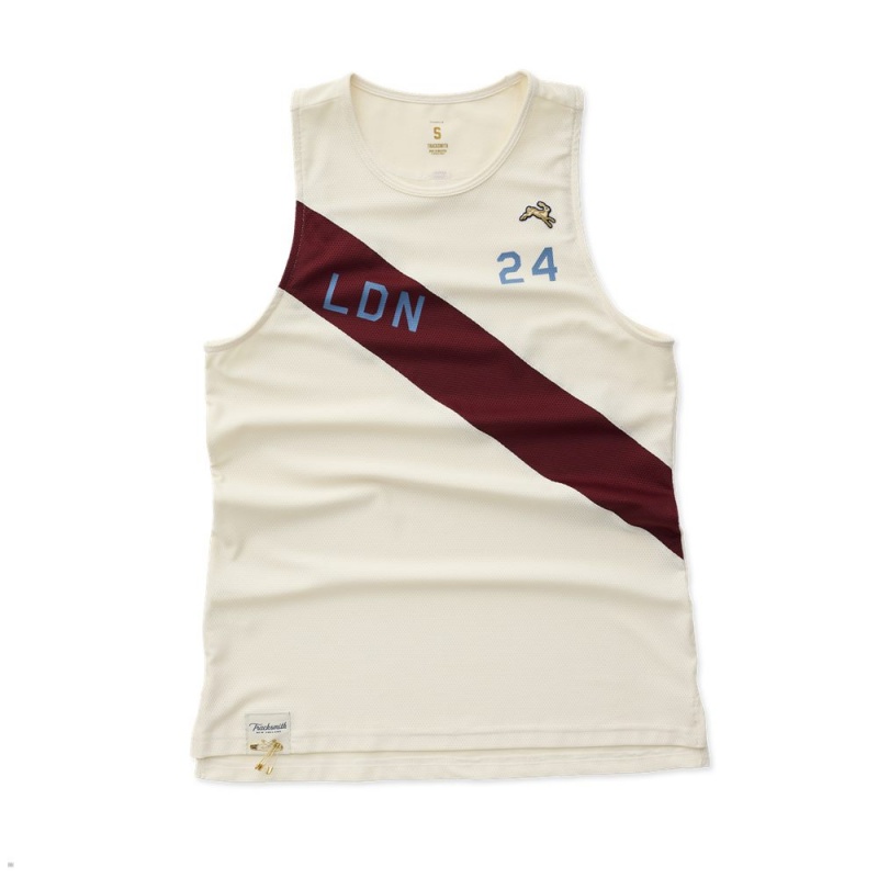 Tracksmith London Ivory/Berry USA | NRJ-560734