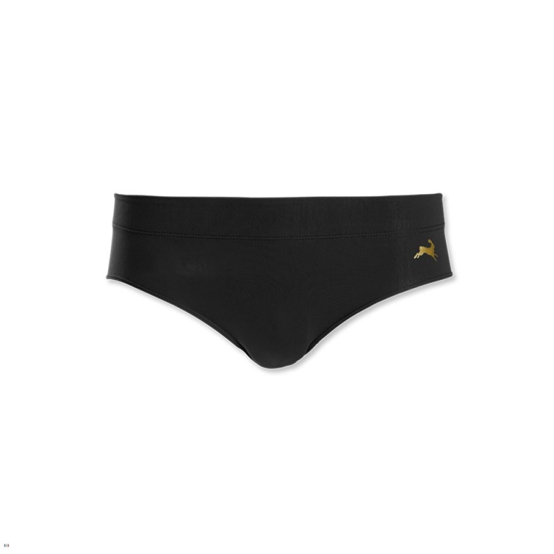 Tracksmith Race Brief Black USA | EVI-781304