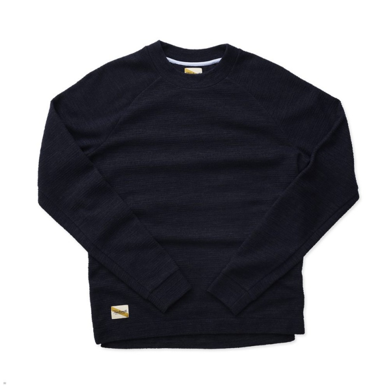 Tracksmith Rapid Transit Crew Navy USA | GCP-691420