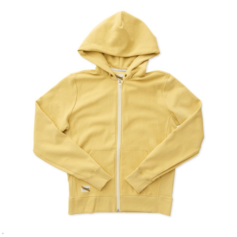 Tracksmith Trackhouse Zip Honey USA | YKE-235809