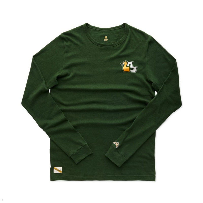 Tracksmith Turkey Trot Long Sleeve Forest USA | SHC-164780