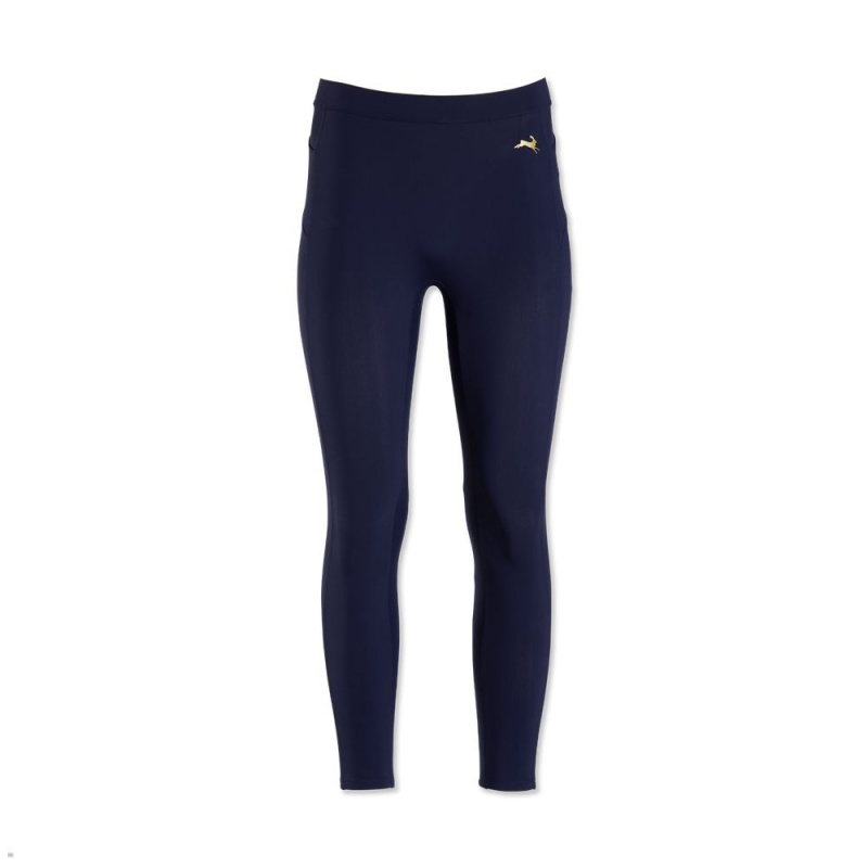 Tracksmith Turnover Crop Navy USA | MKD-035216