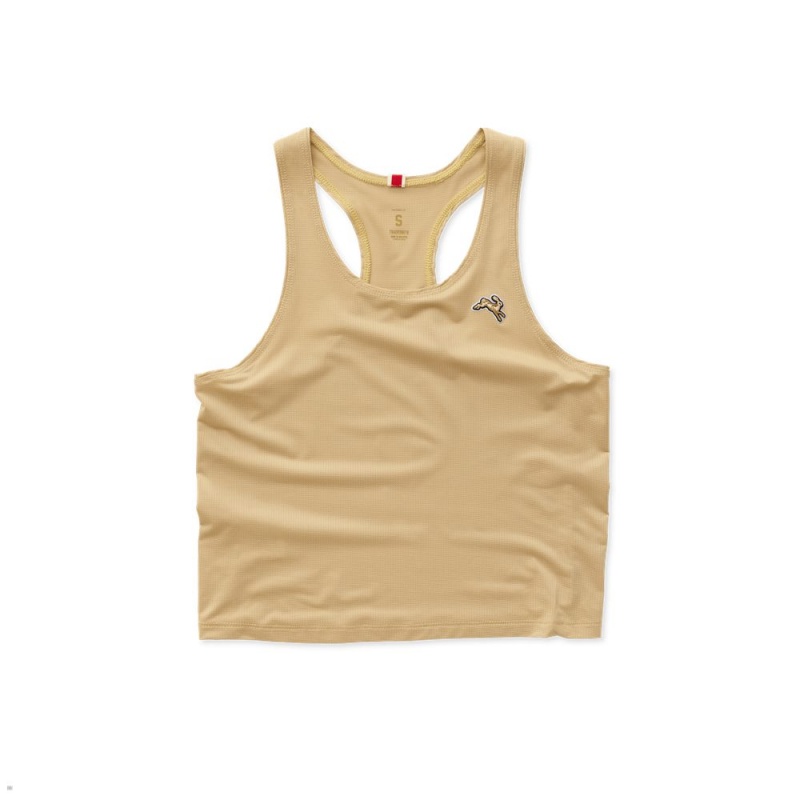 Tracksmith Twilight Crop Chestnut USA | VSH-415270