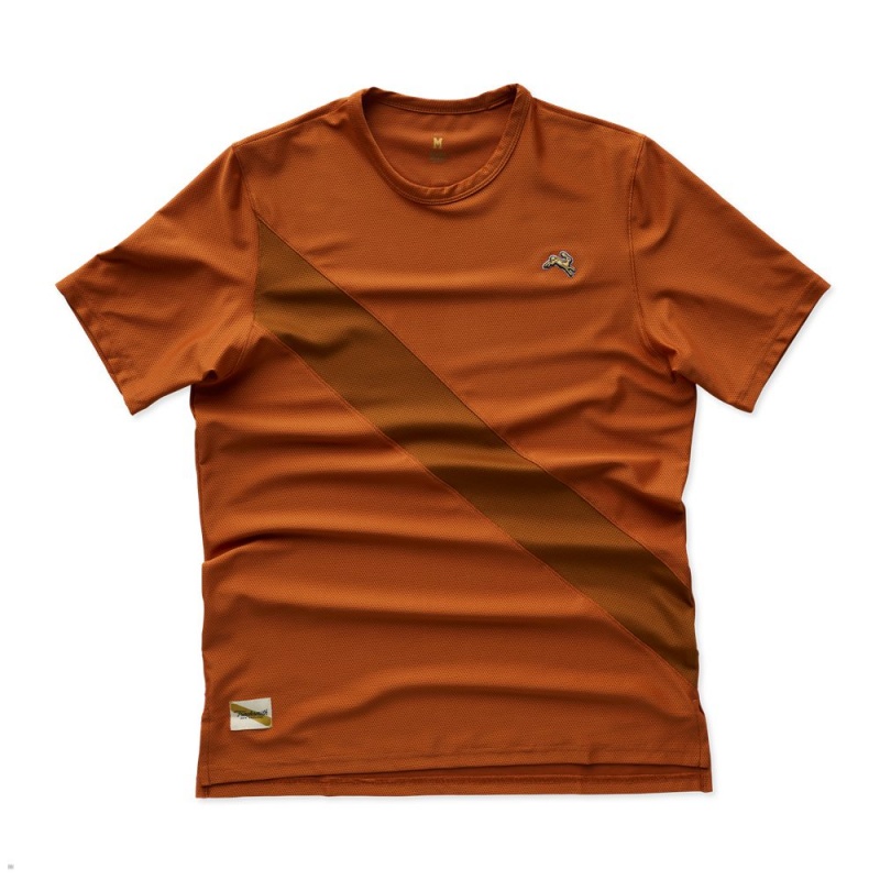 Tracksmith Van Cortlandt Brick Red/Caramel USA | IRU-426739