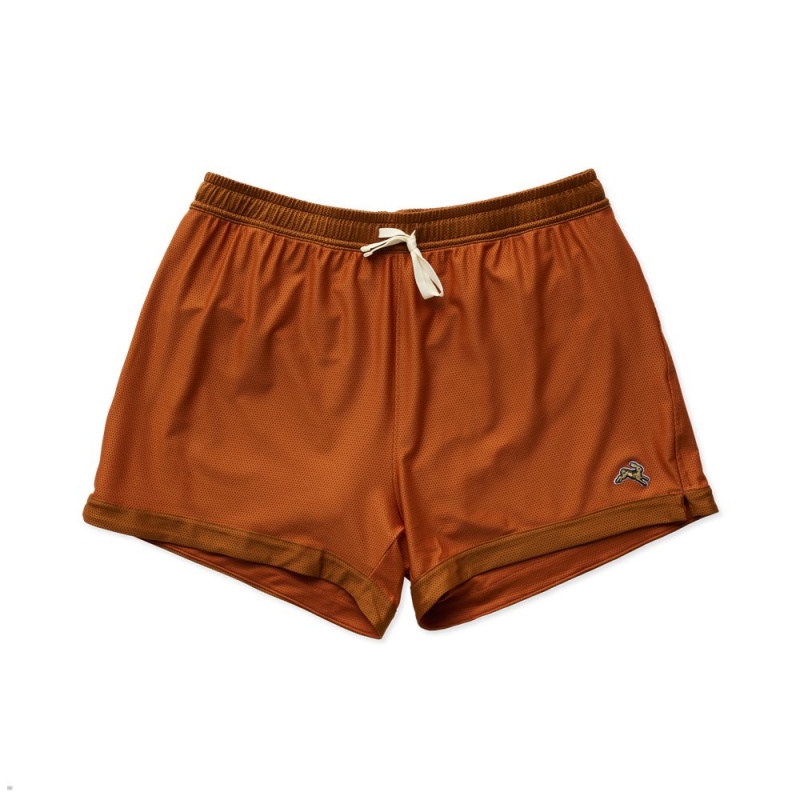 Tracksmith Van Cortlandt Grand Brick Red/Caramel USA | UQI-376250