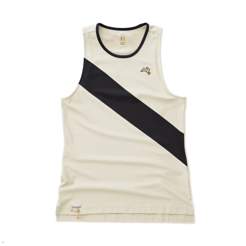 Tracksmith Van Cortlandt Ivory/Black/Black USA | MVY-270359