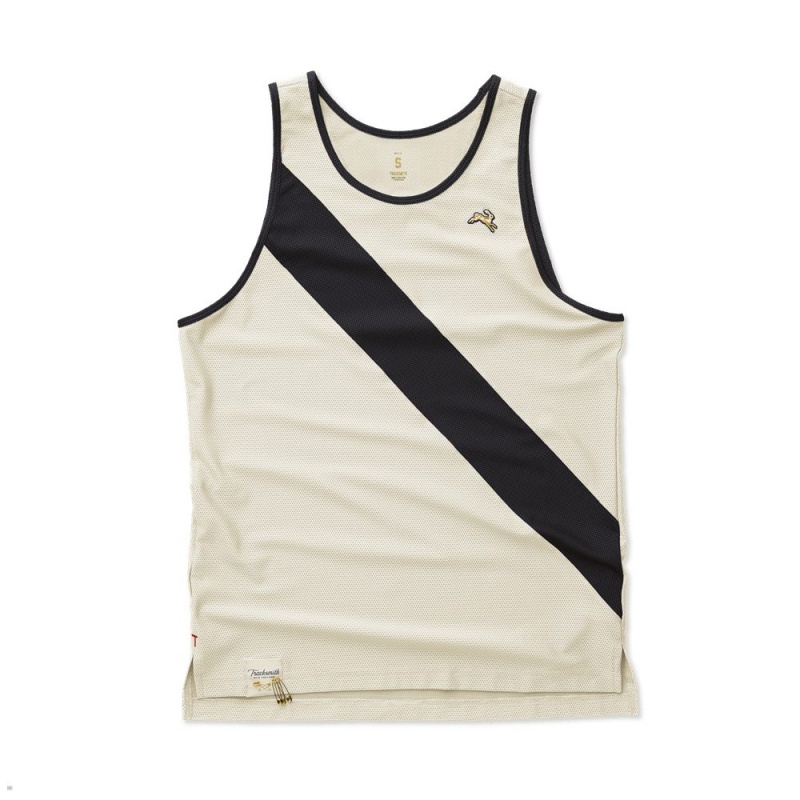 Tracksmith Van Cortlandt Ivory/Black/Black USA | CNB-784360