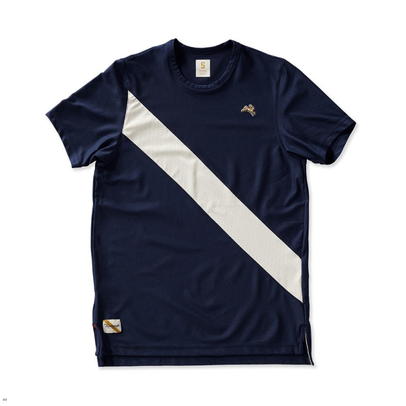 Tracksmith Van Cortlandt Navy/Ivory USA | IVX-567203