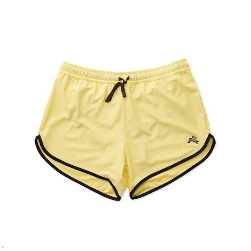 Tracksmith Van Cortlandt Pale Yellow/Black USA | ABK-756039