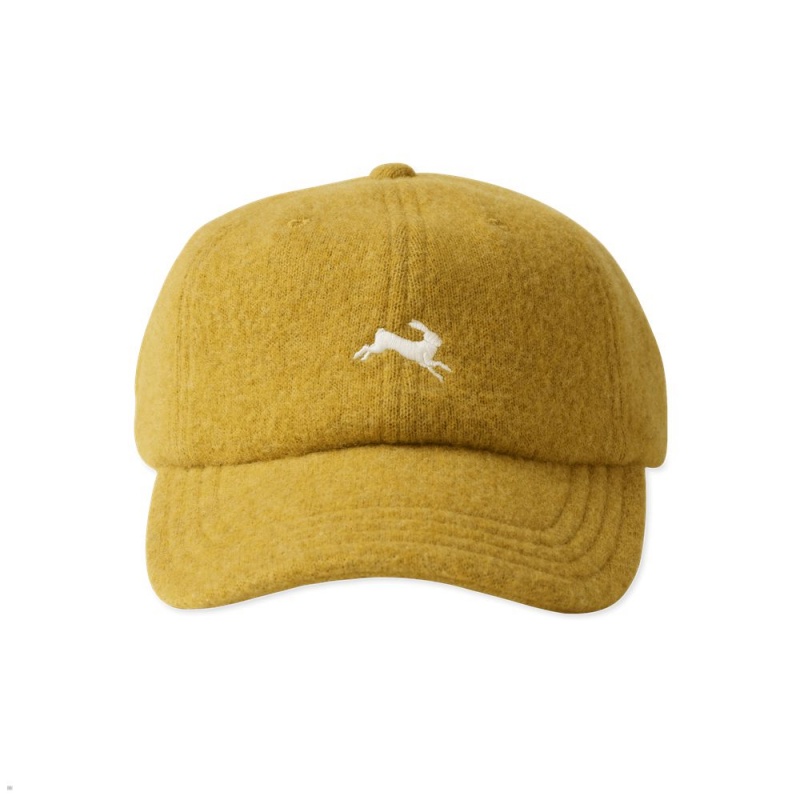 Tracksmith Wool Yellow USA | WMP-865094